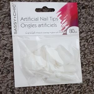 Acrilyc white nail 80pc